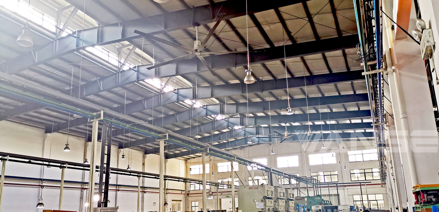 中國(guó)航天加工車間工業(yè)大風(fēng)扇