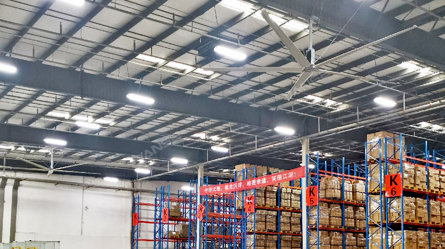 倉庫HVLS工業(yè)大吊扇